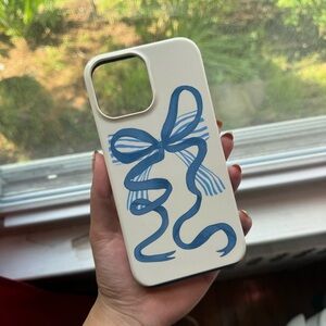 Casely Heartstrings Blue Bow Case